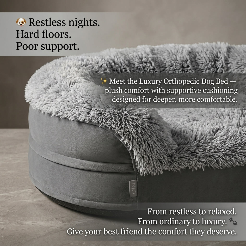 Luxury and Premium Orthopedic dog bed